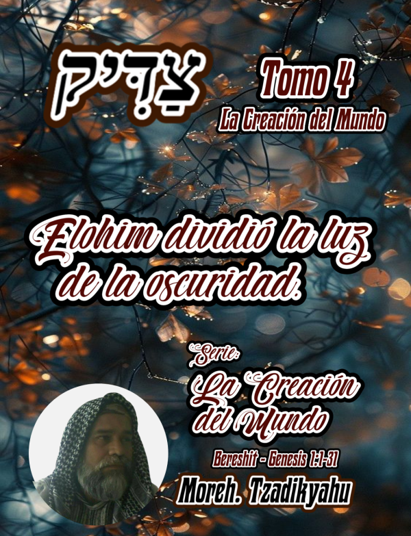 Tzadikyahu Libro: Elohim dividió la luz de la oscuridad.